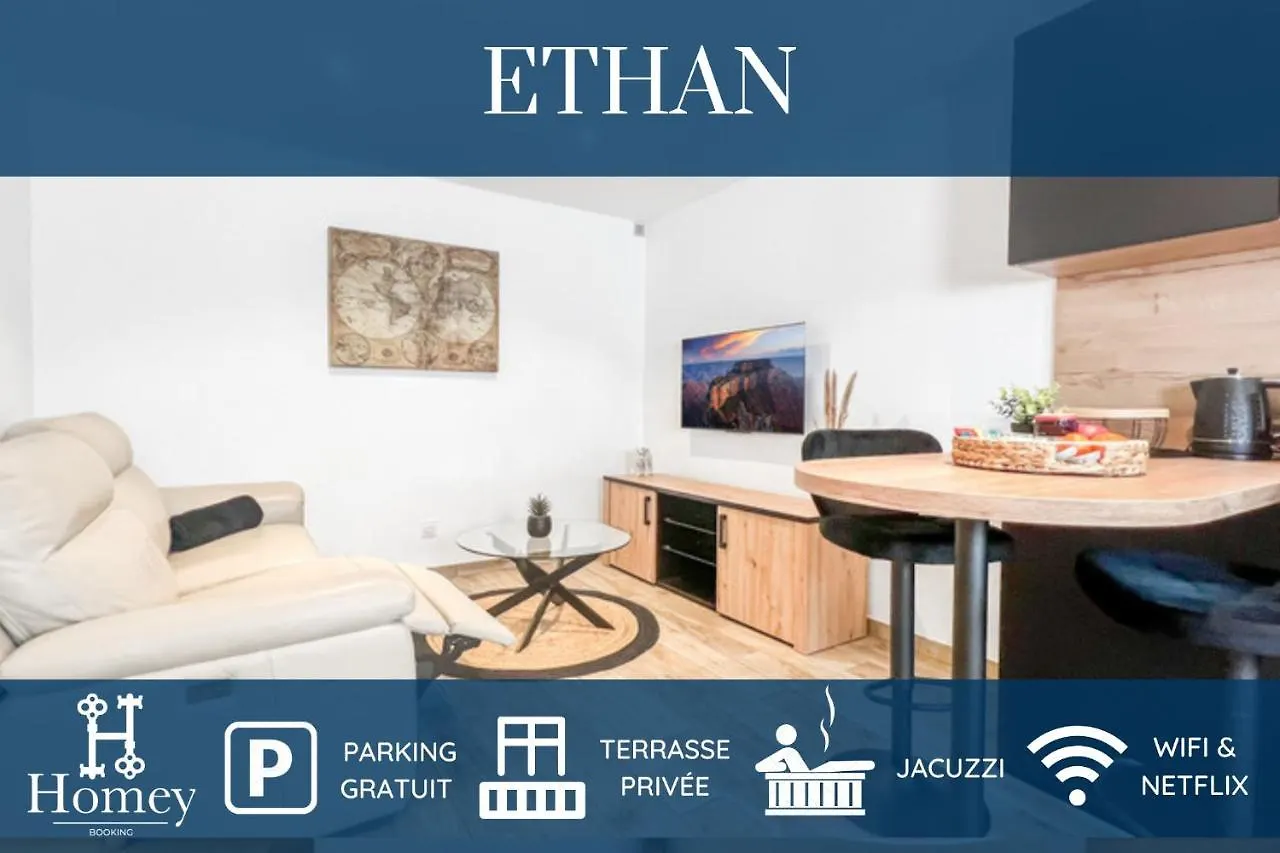 Apartment Homey Ethan - Free Parking - Terrasse Privee - Wifi Et Netflix - Jacuzzi Monnetier-Mornex